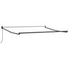 vidaXL Einziehbare Markise Wei&szlig; 350 x 250 cm Polyester und Aluminium