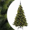 vidaXL K&uuml;nstlicher Weihnachtsbaum mit Weihnachtskugel 180 cm 300 LEDs