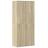 vidaXL Schuhschrank Sonoma-Eiche 80x39x178 cm Holzwerkstoff