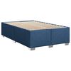 vidaXL Boxspringbett mit Matratze Blau 120x190 cm Stoff