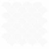 vidaXL Fischschuppen Fliese 50 pcs Wei&szlig; 30 x 30 cm Polyurethan und PET