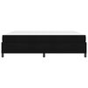 vidaXL Boxspringbett mit Matratze Schwarz 200 x 200 cm Stoff