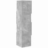 vidaXL Eckschrank Beton Grau 25,5x25x102cm Holzwerkstoff