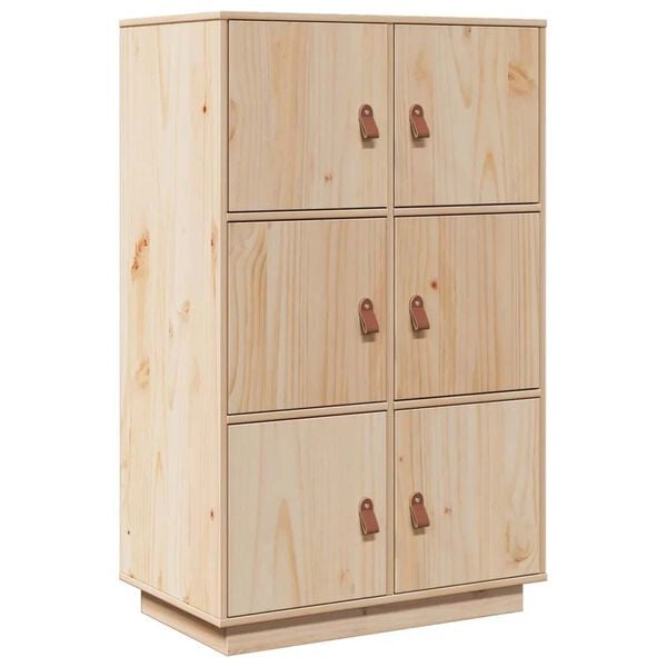 vidaXL Highboard 67x40x108,5 cm Massivholz Kiefer