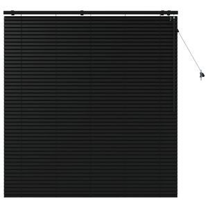 vidaXL Venezianische Jalousie Schwarz 150 x 160 cm 35 mm