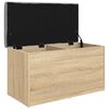vidaXL Aufbewahrungsbank Sonoma-Eiche 82 x 42 x 45 cm Holzwerkstoff
