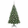 vidaXL K&uuml;nstlicher Weihnachtsbaum mit 300 LEDs mit St&auml;nder Gr&uuml;n 180 cm