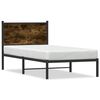vidaXL Metallbett ohne Matratze R&auml;uchereiche 90x190 cm
