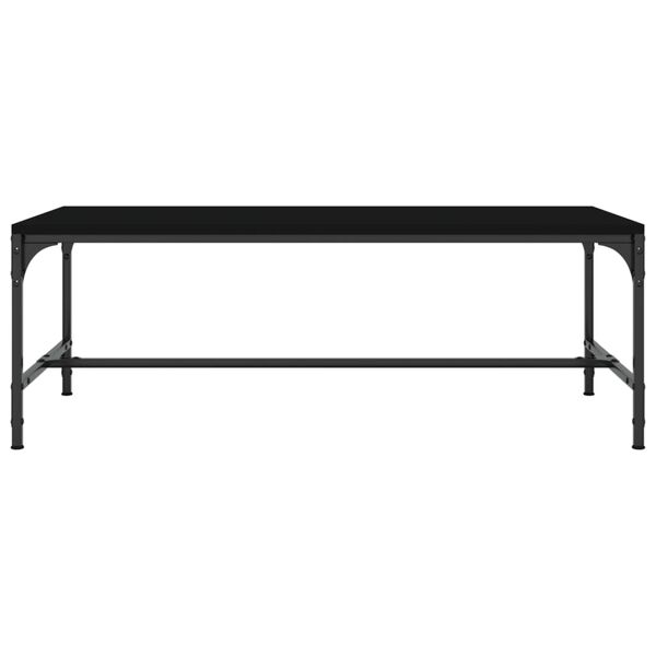 vidaXL Couchtisch Schwarz 100x50x35 cm Holzwerkstoff