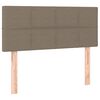 vidaXL Kopfteil Taupe 100x5x78/88 cm Stoff