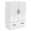 vidaXL Sideboard Wei&szlig; 66 x 34,5 x 92 cm Holzwerkstoff
