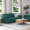 vidaXL Sofa 2 pcs Dunkelgr&uuml;n 219 x 80 x 82 cm Stoff