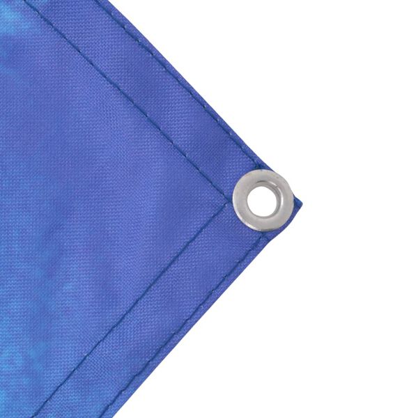 vidaXL Balkon-Sichtschutz Oxford-Gewebe 75x600 cm Seeblick-Aufdruck