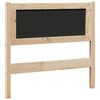 vidaXL Kopfteil Sonstiges Braun 90 cm Massivholz Kiefer