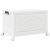 vidaXL Aufbewahrungsbox mit R&auml;dern Stapelbar 75 L 64x40x41 cm