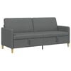 vidaXL Sofa mit Stauraum Dunkelgrau 192 x 78 x 87 cm Polyester