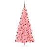 vidaXL Weihnachtsbaum mit 300 LEDs mit St&auml;nder Rosa 180 cm PVC