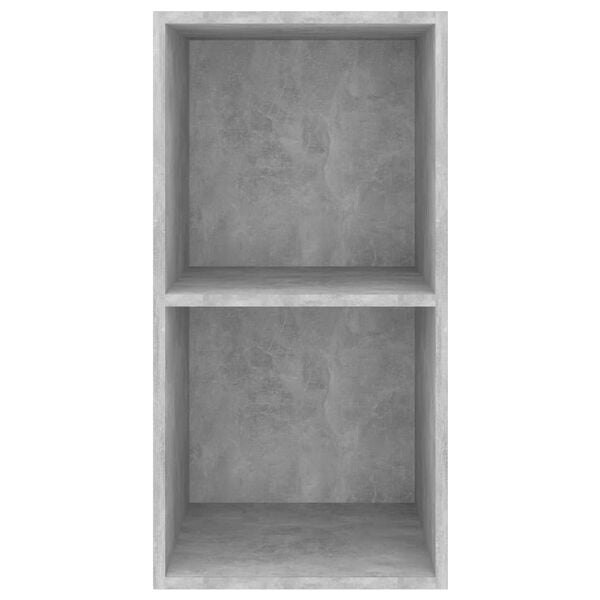 vidaXL TV-Wandschrank Betongrau 37x37x72 cm Holzwerkstoff