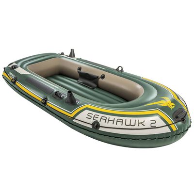 Intex Schlauchboot-Set Seahawk 2 mit Trolling-Motor und Halterung