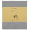 vidaXL Tischdecke 5 stk. Rechteckig Hellgrau 110 x 140 cm Polyester