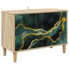 vidaXL TV-Schrank WIJHE 69 x 33 x 50 cm Sonoma Holzwerkstoff
