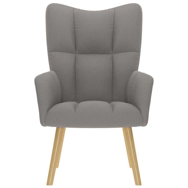 vidaXL Relaxsessel Taupe Stoff