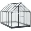 vidaXL Garten Gew&auml;chshaus mit T&uuml;r Anthrazit 183,5 x 303,5 x 207 cm