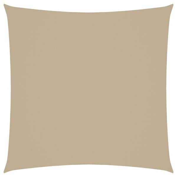 vidaXL Sonnensegel Oxford-Gewebe Quadratisch 7x7 m Beige