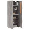 vidaXL Highboard Grau Sonoma 69,5x34x180 cm Holzwerkstoff