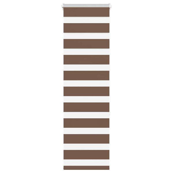 vidaXL Doppelrollo Braun 50x150 cm Stoffbreite 45,9 cm Polyester