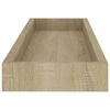 vidaXL Loggia Wandregale 2 Stk. Eichen-Optik 60x15x4 cm MDF