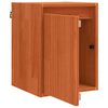 vidaXL Wandschrank Wachsbraun 30 x 30 x 40 cm Massives Kiefernholz