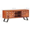 vidaXL TV-Schrank 122x30x49 cm Massivholz Akazie