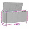 vidaXL Garten-Auflagenbox Schwarz 120x50x60 cm Poly Rattan