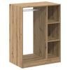 vidaXL Kleiderschrank Artisan-Eiche 77 x 48 x 102 cm