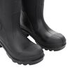 vidaXL Gummistiefel mit Herausnehmbarem Innenfutter Schwarz Gr. 39 PVC