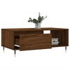 vidaXL Couchtisch Braun Eichen-Optik 90x50x36,5 cm Holzwerkstoff