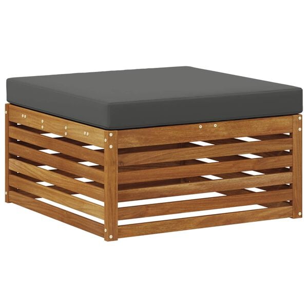 vidaXL Outdoor-Fu&szlig;hocker Massivholz Akazie Natur