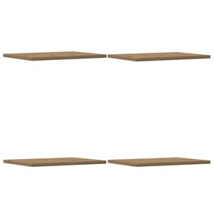 vidaXL Regalb&ouml;den 4 Stk. Artisan-Eiche 40x30x1,5 cm Holzwerkstoff