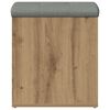 vidaXL Sitzbank mit Stauraum Artisan-Eiche 42x42x45 cm Holzwerkstoff