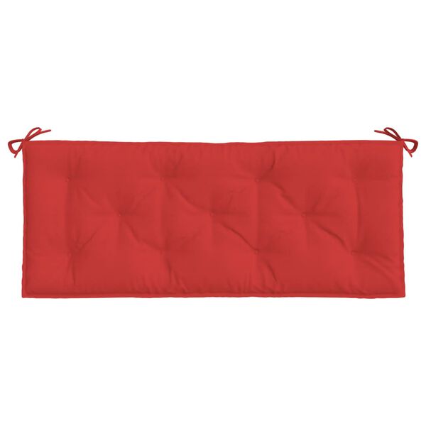 vidaXL Gartenbank-Auflage Rot 120x50x7 cm Oxford-Gewebe