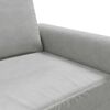 vidaXL 3-Sitzer-Sofa Hellgrau 180 cm Samt