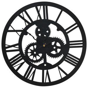 vidaXL Wanduhr Schwarz 30 cm Acryl