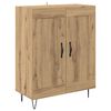 vidaXL Highboard 2 pcs Artisan-Eiche Holzwerkstoff