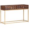 vidaXL Konsolentisch 122x36x75 cm Massivholz Mango