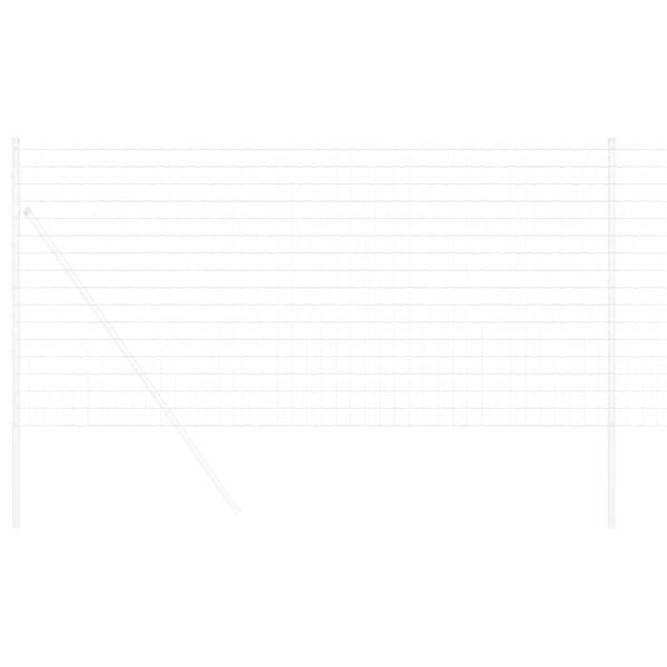 vidaXL Eurozaun 1 x 25 m PVC-beschichtetes Eisen