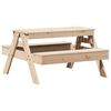 vidaXL Picknicktisch f&uuml;r Kinder 88x97x52 cm Massivholz Kiefer