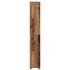 vidaXL Badezimmerschrank Altholz 30,5 x 30 x 195 cm Holzwerkstoff