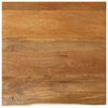 vidaXL Tischplatte mit Baumkante 60x60x2,5 cm Massivholz Mango