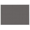 vidaXL Gewichtsdecke Grau 137x200 cm 10 kg Stoff